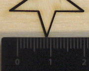Laser cut gaps
